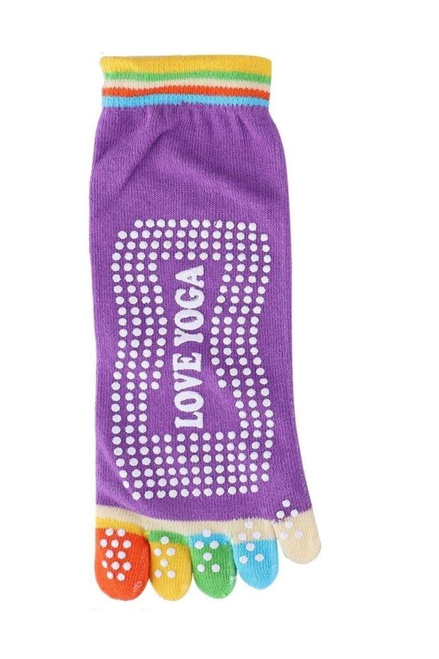 Dans Çorabı-mor-renkli - 3