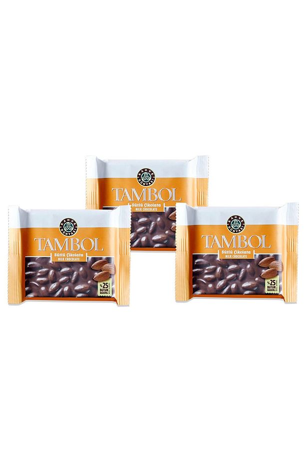 Tambol Sütlü Çikolata77 gr x 3 Adet - 1
