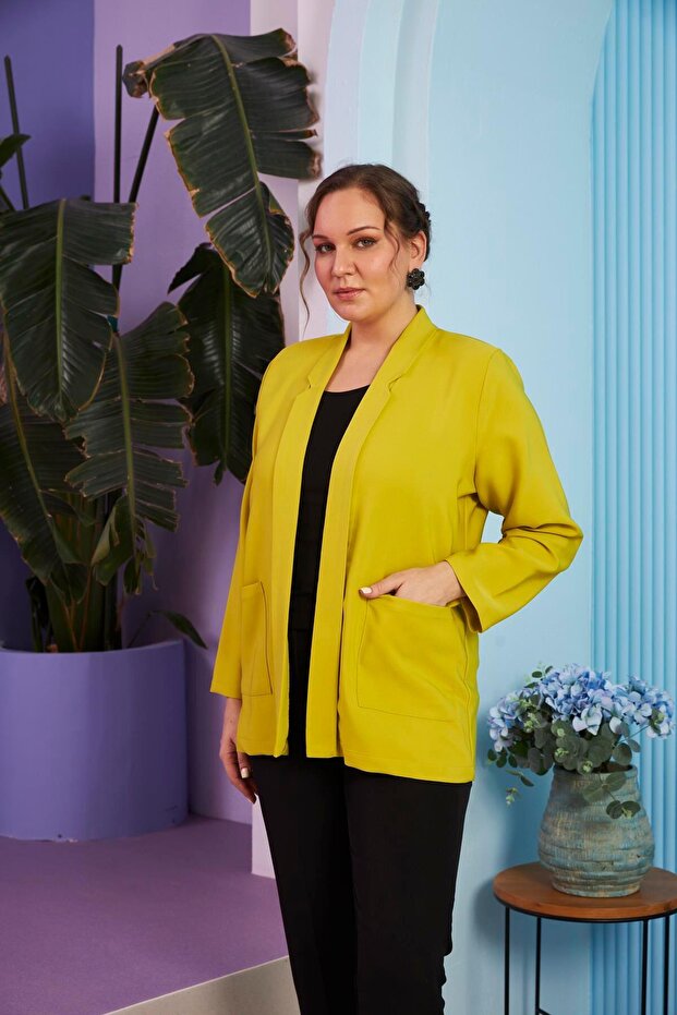 Oliv Plus Size Jacket - 3
