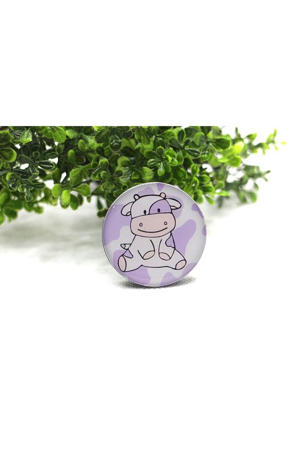 Popsocket Telefon Tutacağı Desenli ve Baskılı Parmak Tutucu - 1