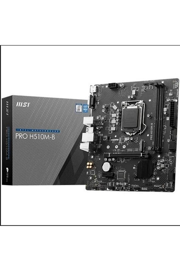 INTEL PRO H510M-B DDR4 2933MHz DDR4 VGA HDMI M.2 HDMI VGA mATX 1200P (10-11. Nesil) - 1
