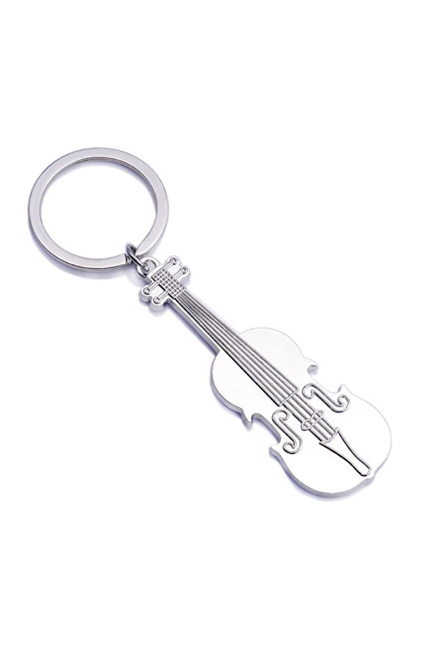 KC-10 Violin Look Keychain - 1