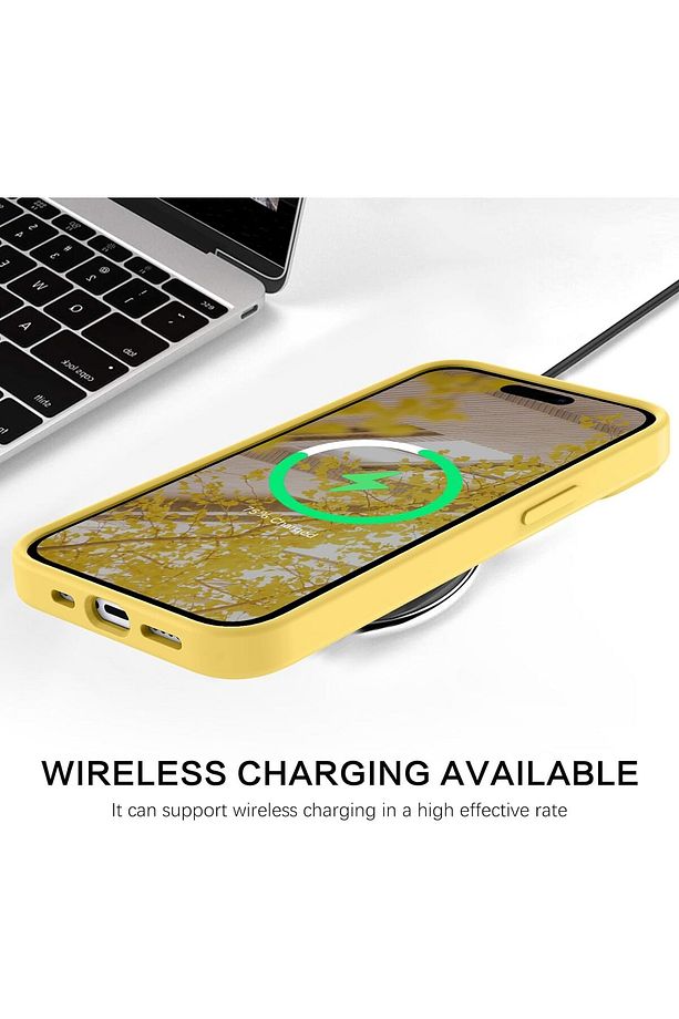 iPhone 13 Kılıf İle Uyumlu - Şık Kalp Logolu, Yumuşak ve Çizilmez Mikrofiber Astar - 3