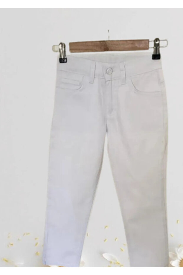 Girl's Boy's April 23 Linen Adjustable Waist School Performance Pants NBL2589