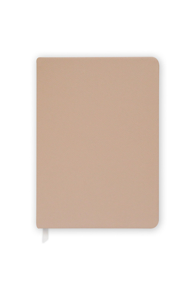 Vegan Leather Notebook - Nude - 1