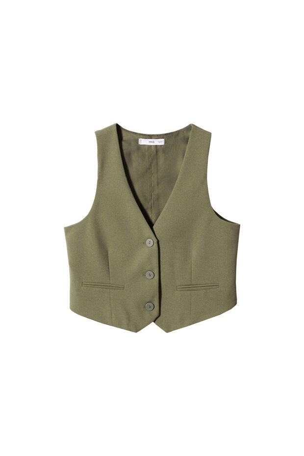 Düğmeli Takım Yelek - 4