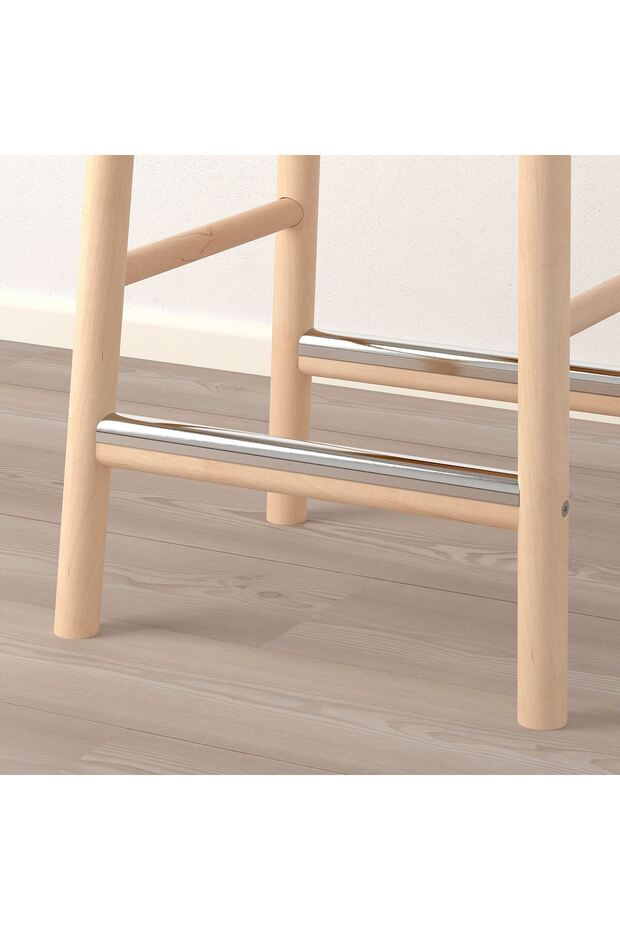 RÖNNINGE bar taburesi, huş, 63 cm - 2