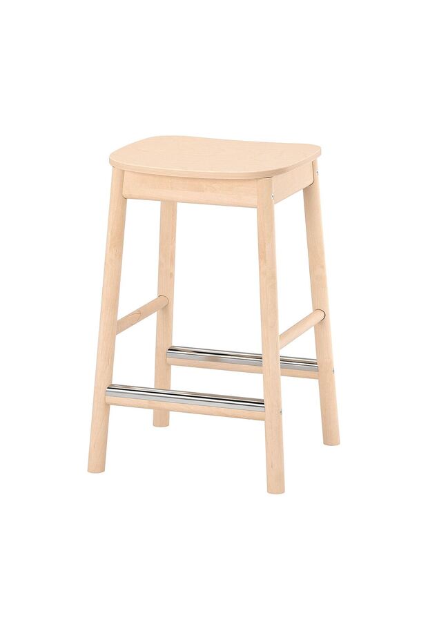 RÖNNINGE bar taburesi, huş, 63 cm - 1