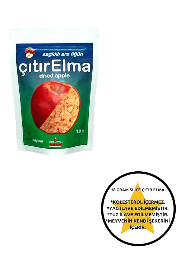 50 g Katkısız Çıtır Elma Kurusu & 18 g Slice Çıtır Elma Kurusu - 3