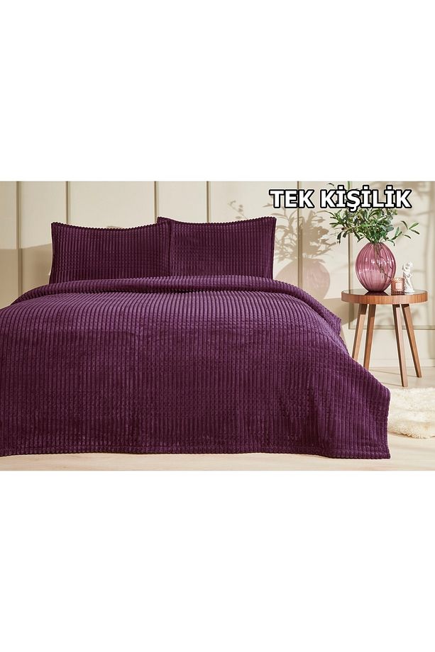 Piramit Tek Kişilik Yatak Örtüsü 150x220 Cm - 1