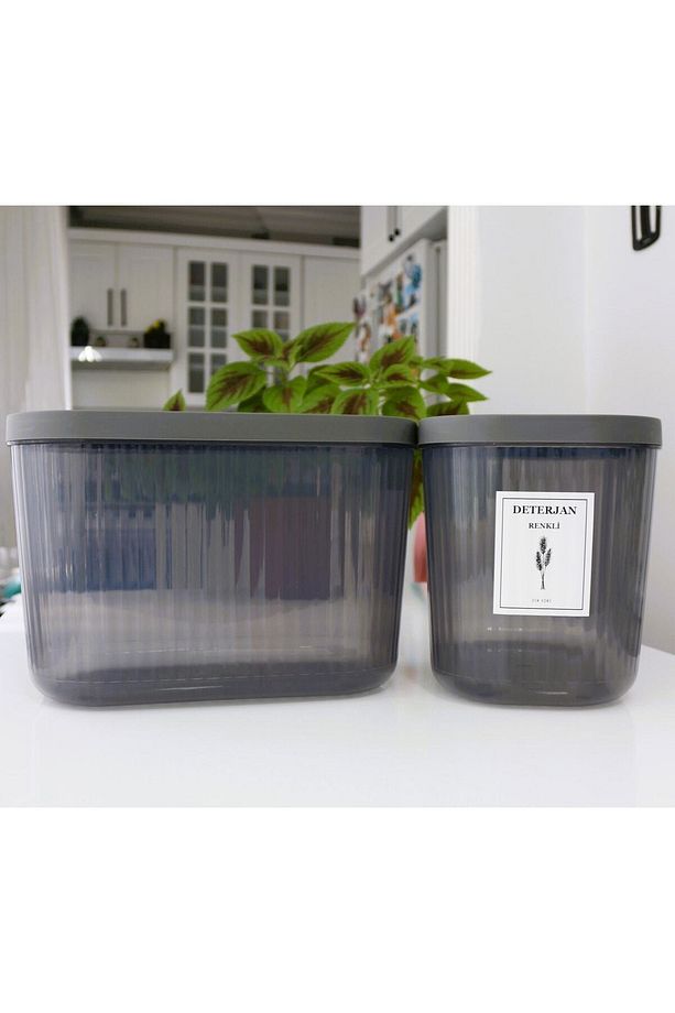 2li Jumbo Boy 10 Litre Deterjan Saklama Kabı Deterjan Kutusu 10lt - 5
