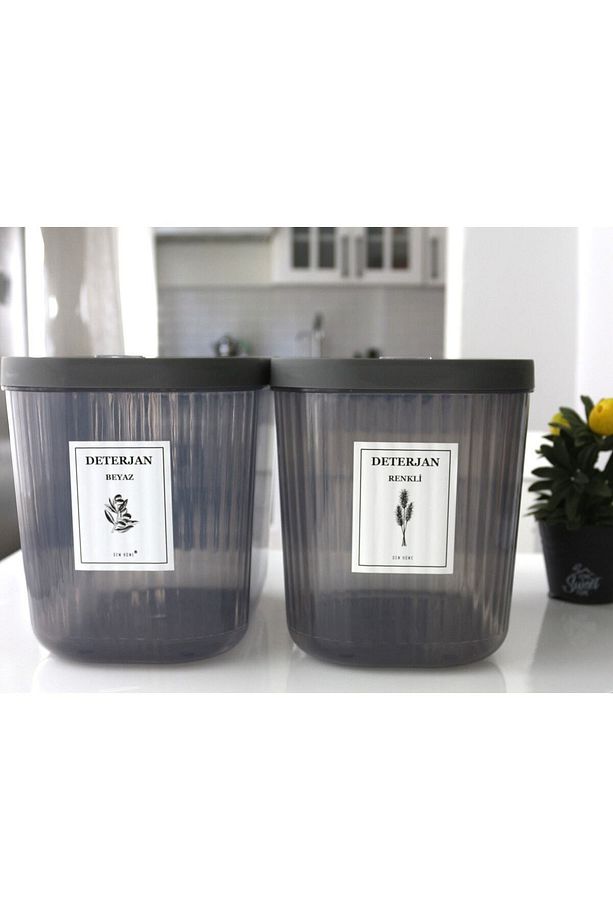2li Jumbo Boy 10 Litre Deterjan Saklama Kabı Deterjan Kutusu 10lt - 2