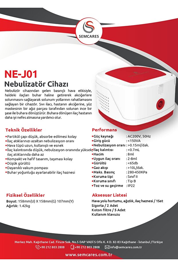 NE-J01 Compressor Nebulizer Device - 2