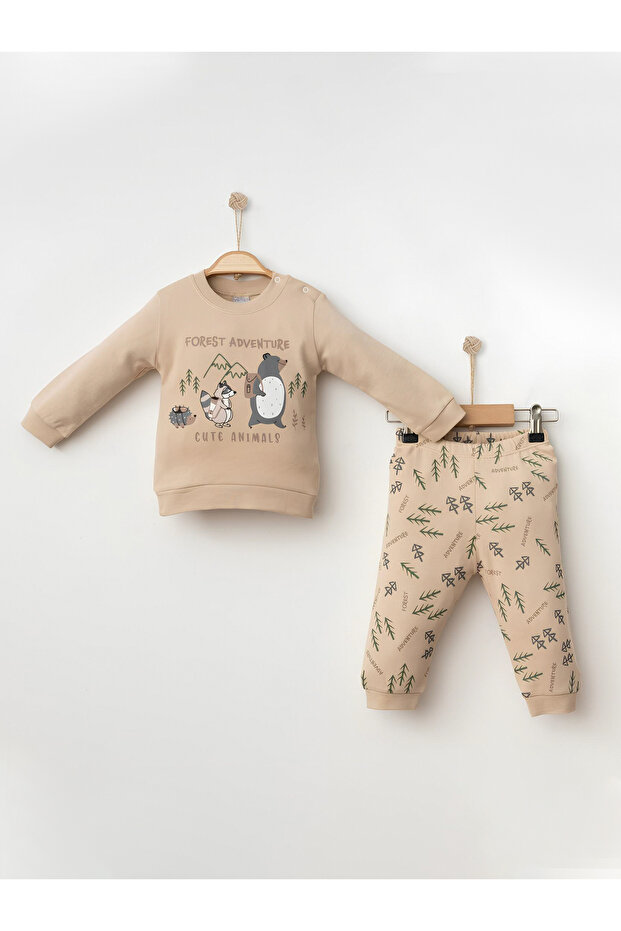 Baby Set 100% Cotton 2-Piece Badi and Bottom Pajama Set 6-18 Months