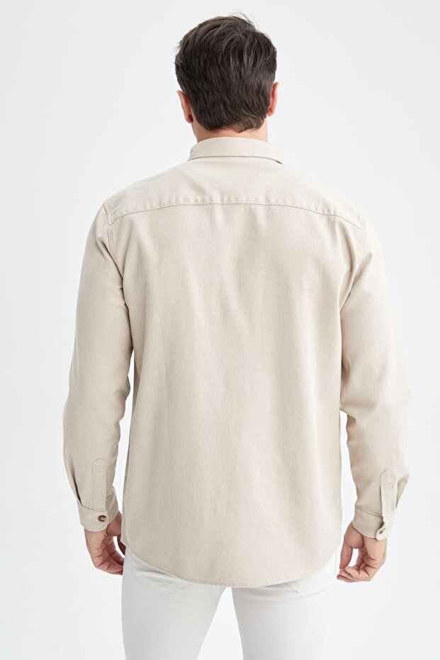 Regular Fit Uzun Kollu %100 Pamuk Gömlek W7830az23sp - 8