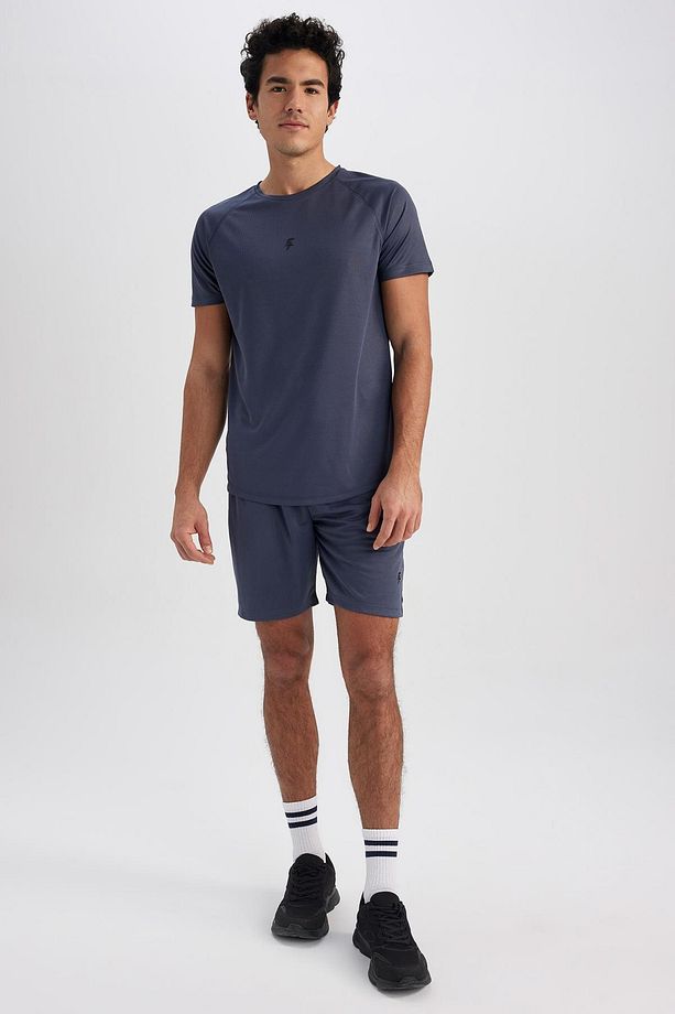 Fit Slim Fit Dar Kesim Sporcu Standart Paça Şort V3030az23sp - 3