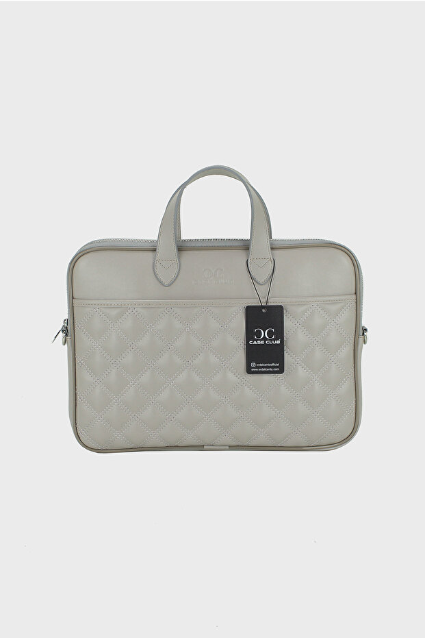 Macbook Air Pro 13.3" & 14" Inch Compatible Beige Laptop Briefcase