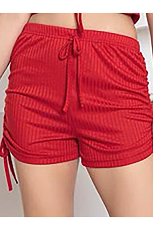 طقم شورت لطيف برباط - 4