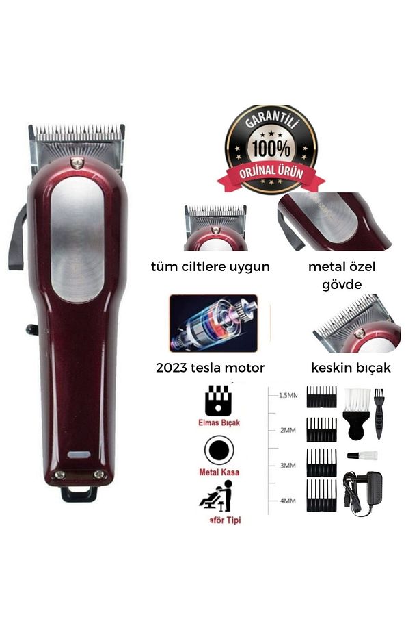 Tc-1453 Saç Sakal Kesim Makinesi iki yıl garanti - 1
