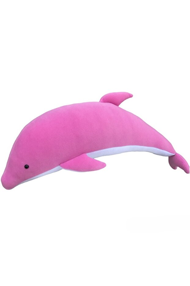 Pink 60 cm Dolphin Toy Fish Sleeping Companion Cute Dolphin Plush Toy