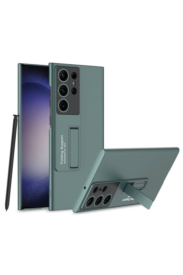Galaxy S24 Ultra Compatible Case with Stand Camera Protection Ays Cover