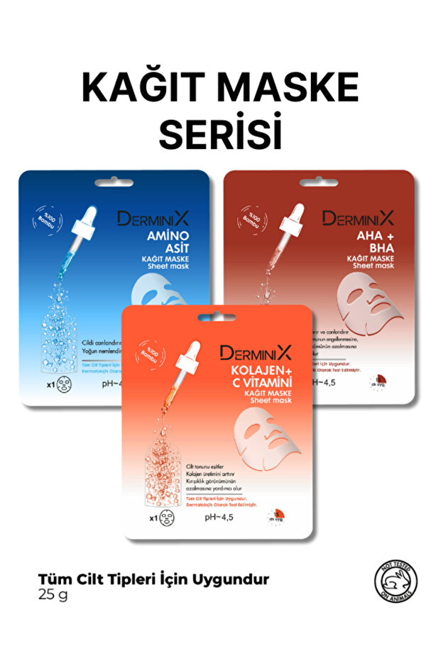 3'lü Kağıt Maske Seti - 1