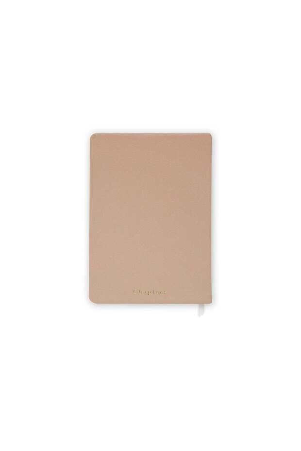 Vegan Leather Notebook - Nude - 2