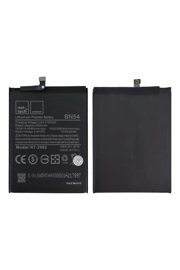 Teknonet Xiaomi Redmi Note 9 Uyumlu Nettech ABN54 4900 mAh Batarya - 1
