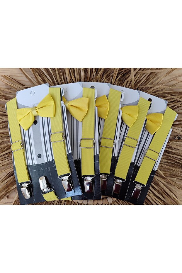 5li Sarı Papyon Askı Seti - 1