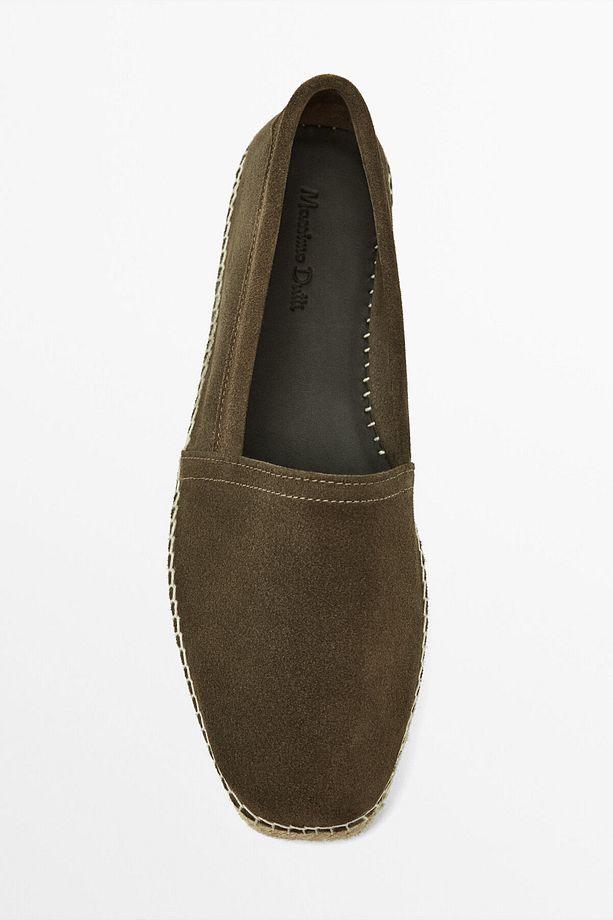 Kalın süet espadril - 5