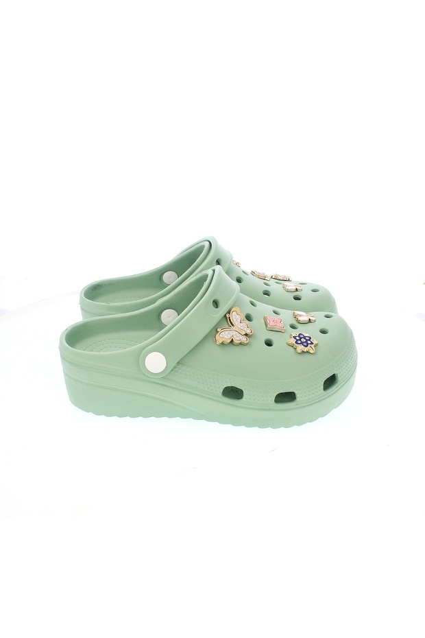 Fiesta Model Green Women's Slippers & Sandals