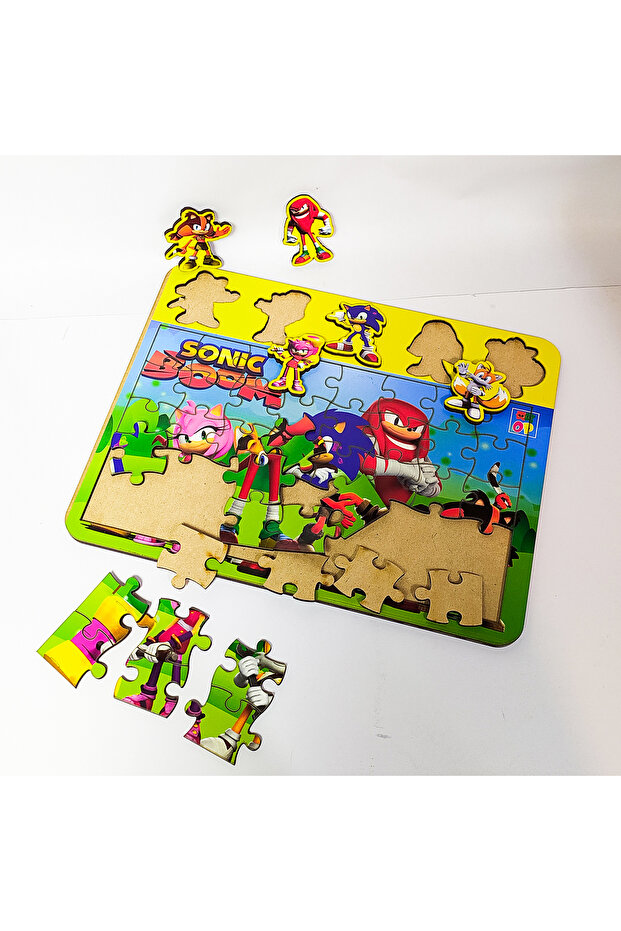 45 Parça Ahşap Puzzle - 4