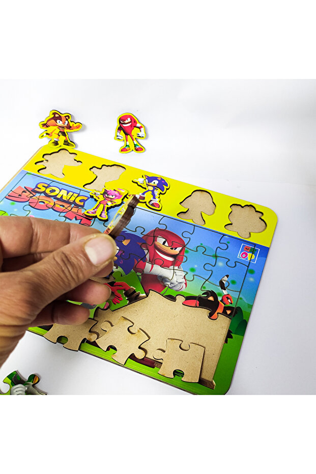 45 Parça Ahşap Puzzle - 5