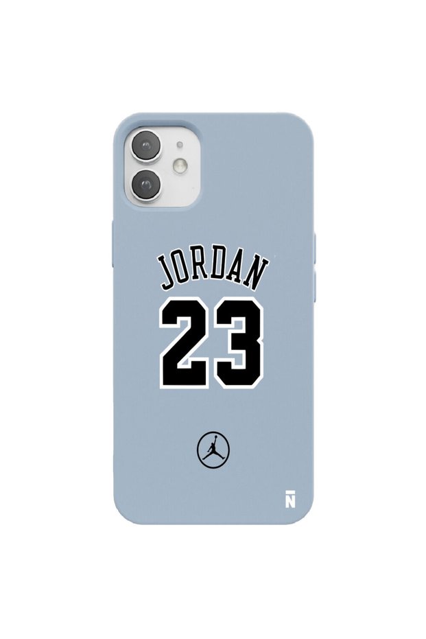 حافظة هاتف من السيليكون باللون الأزرق بتصميم متوافق مع هاتف iPhone 12