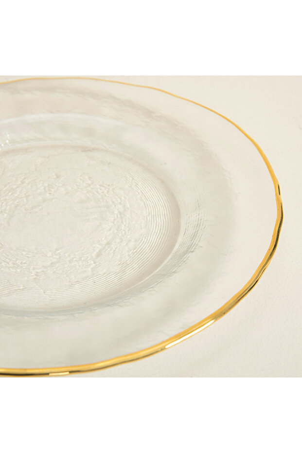 Ice Tabak 22 Cm Transparan/altın - 5