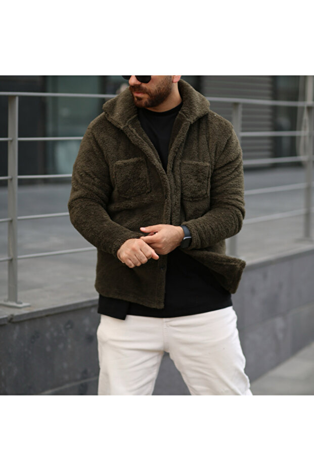 CEPLİ PELUŞ GÖMLEK - 1