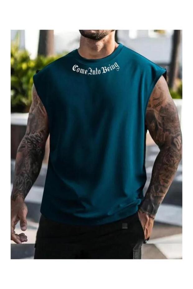 MEN'S COME INTO BEING THROAT Printed Oversize T-shirt