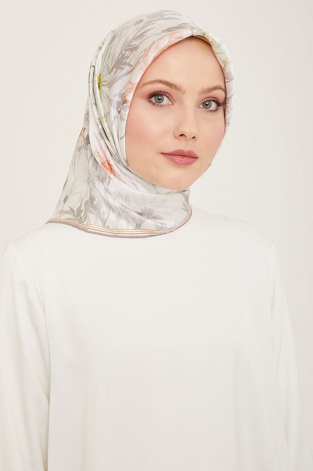 ARMİNE İPEK EŞARP 9129D (TWİLL) - 1