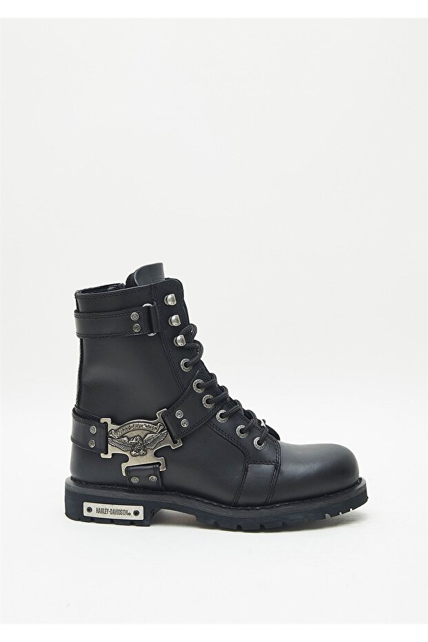 Charles Men's Black Leather Boots