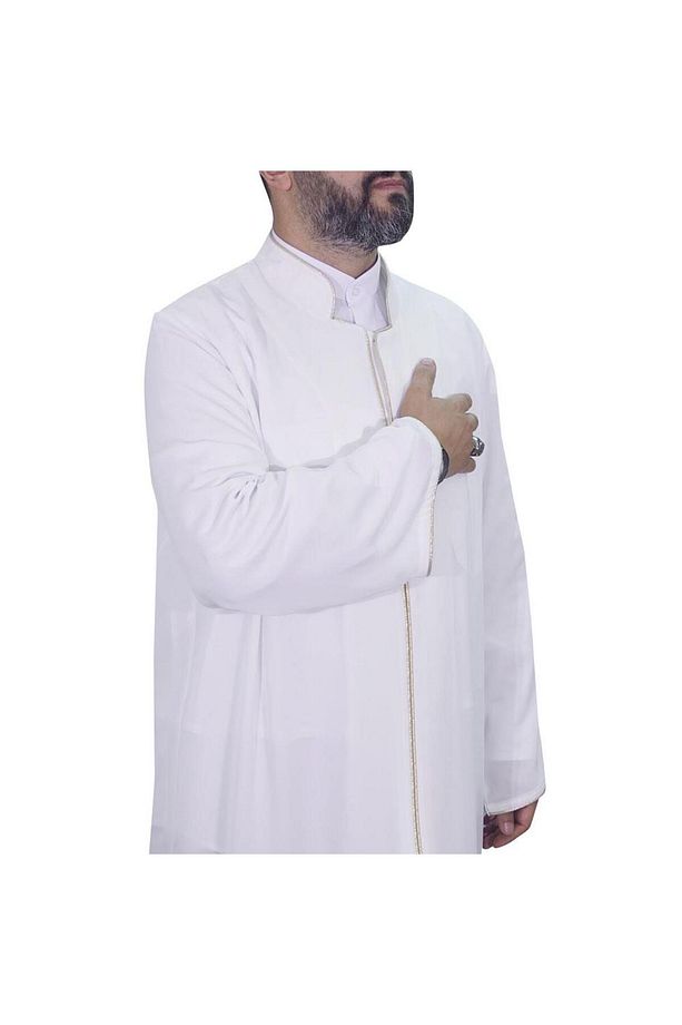 Hakim Yaka Cübbe Kemik - Sarı Biyeli - 5