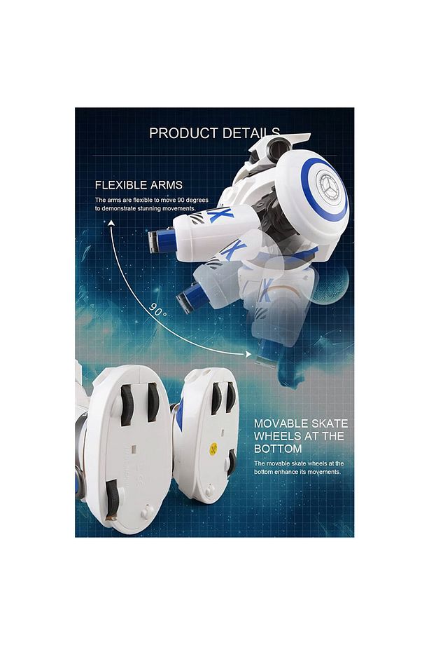 Uzaktan Kumandalı Sensörlü Crazon Robot - 3