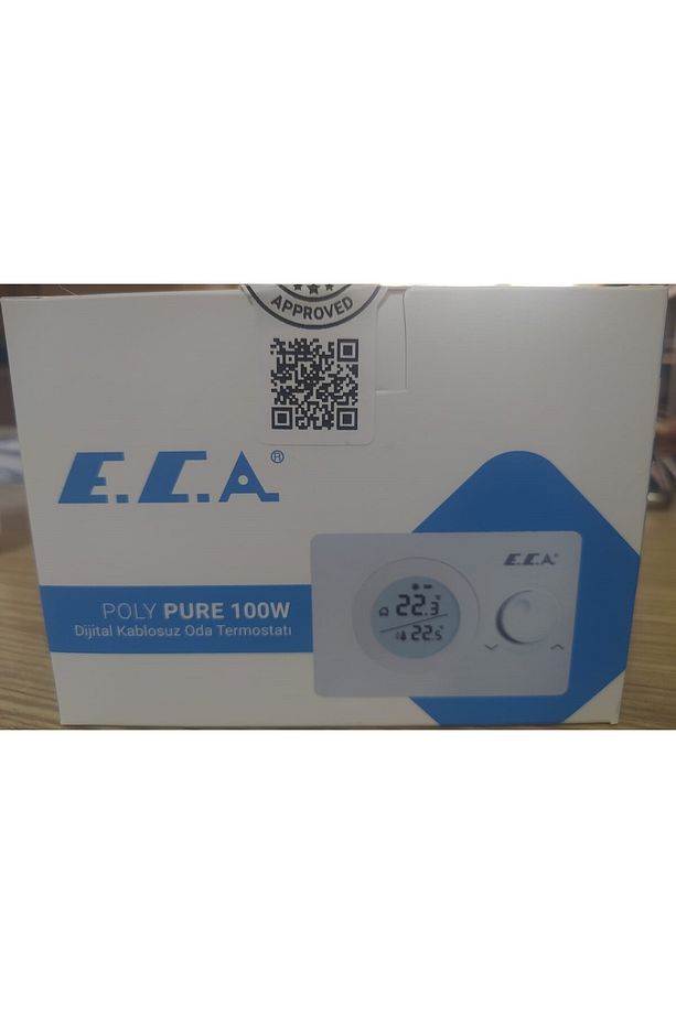 E.c.a Poly Pure 100w Kablosuz Oda Termostad On/off - 3