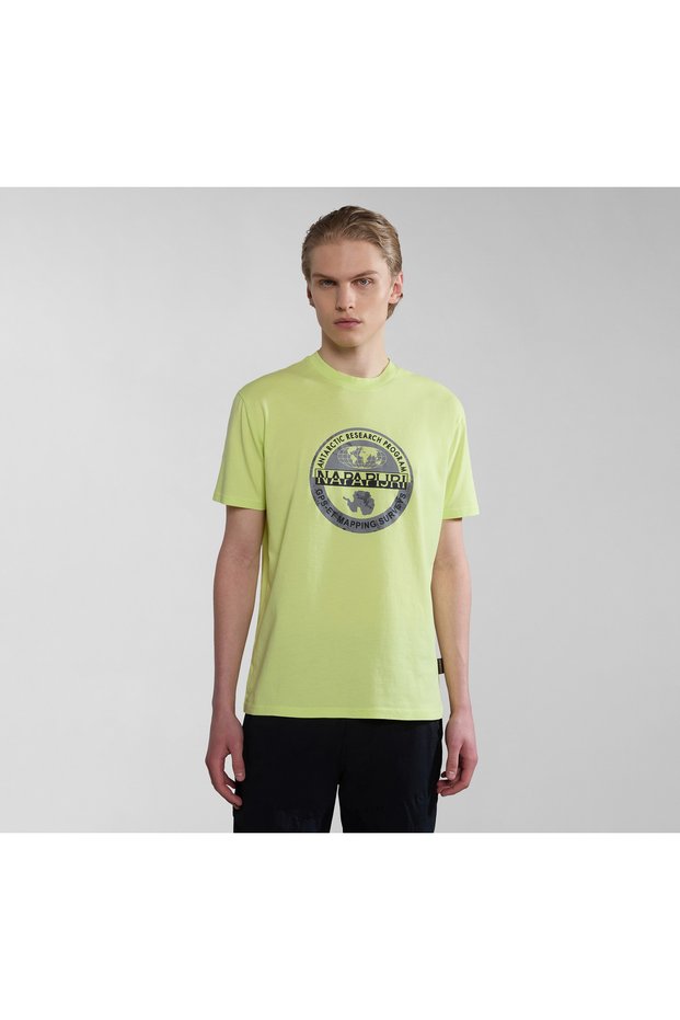 P0A4H9KY1I1-R Napapijri S-Bollo Ss 1 Men's T-Shirt Yellow