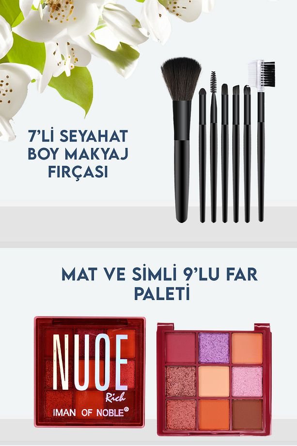 nslx Serisi Rock N'roll 19 Parça Makyaj Seti Beyaz Ten. StorewNew 1037065 - 6