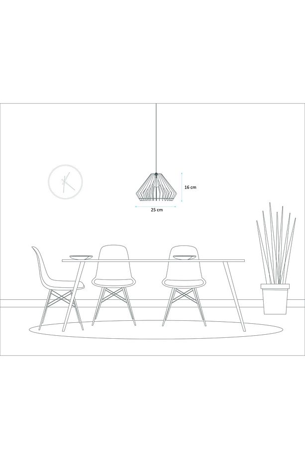 Ahşap Rustik Minimal Avize Salon Avize Rustik Avize - 7