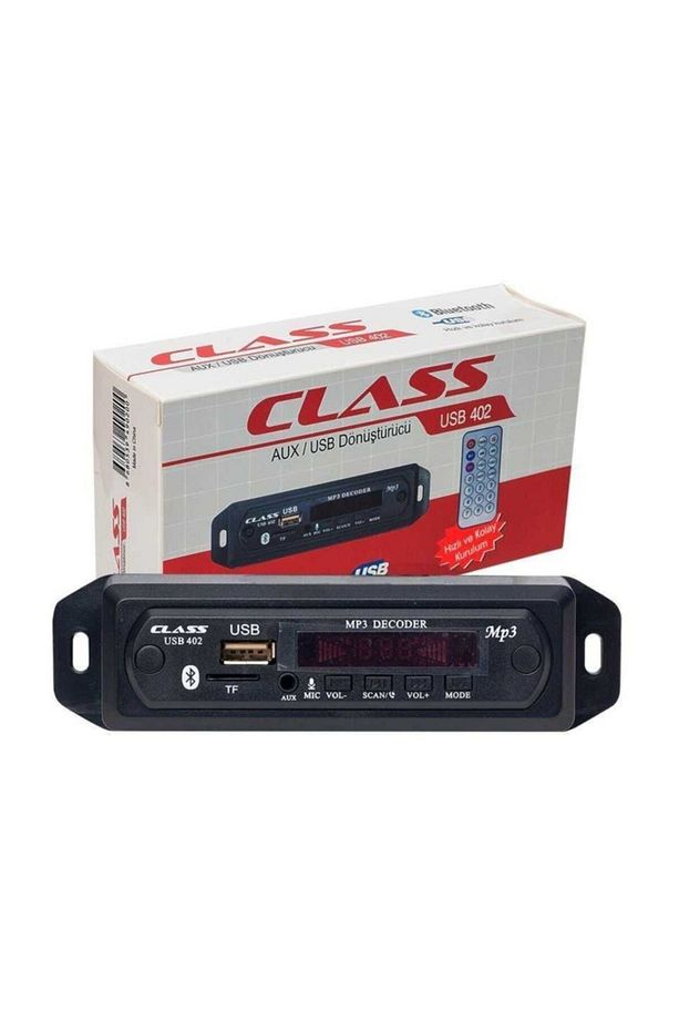 Mikrofonlu Digital Çevir, Bord Çakmaklık Girişli Oto Teyp Dönüştürücü Bluetooth-aux-sd Kart - 2