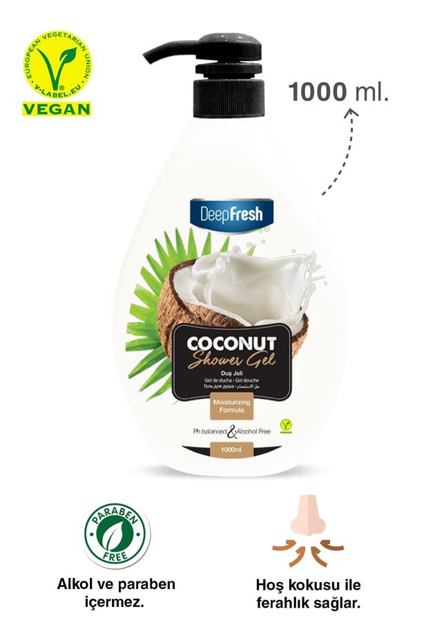 Duş Jeli Coconut 1 lt - 2