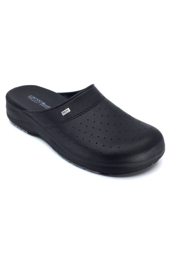 9926 Siyah Ortopedik Microfiber Technology Sabo Unısex Terlik - 2