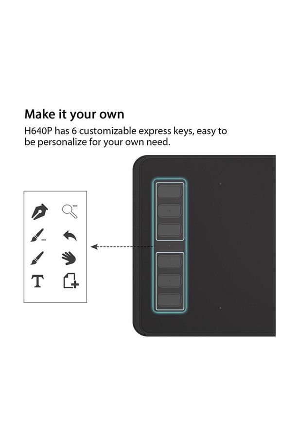 Inspiroy H640p Grafik Çizim Tablet Android Uyumlu - 2