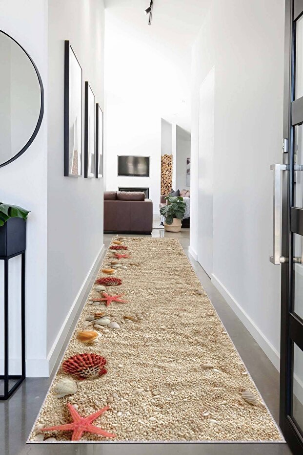 Kaymaz Dot Taban Yıkanabilir Yolluk - 1